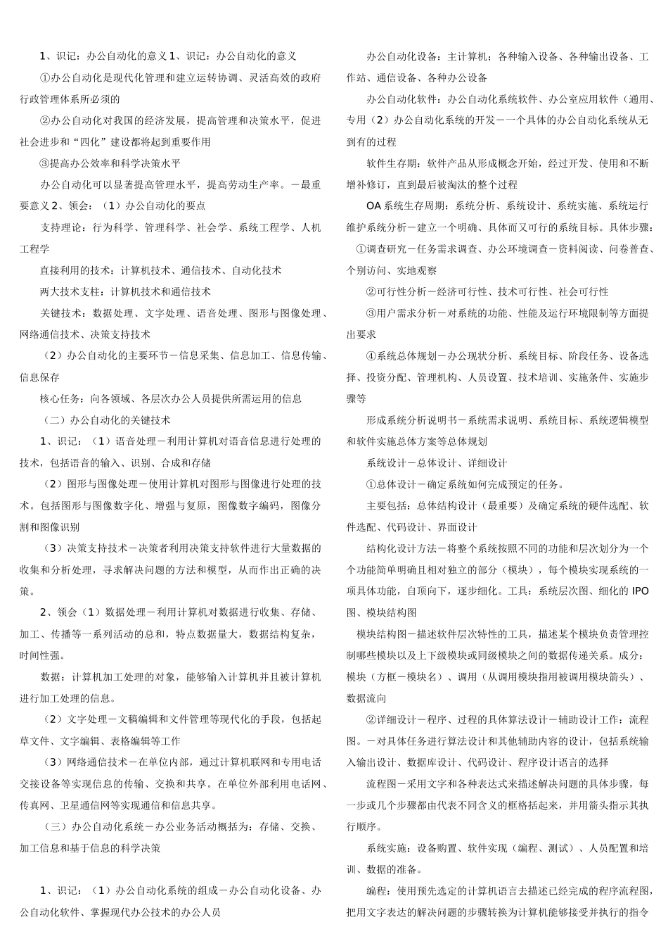 自考小条口袋书00510_秘书实务_自考秘书实务笔记_自考串讲讲义资料_第1页