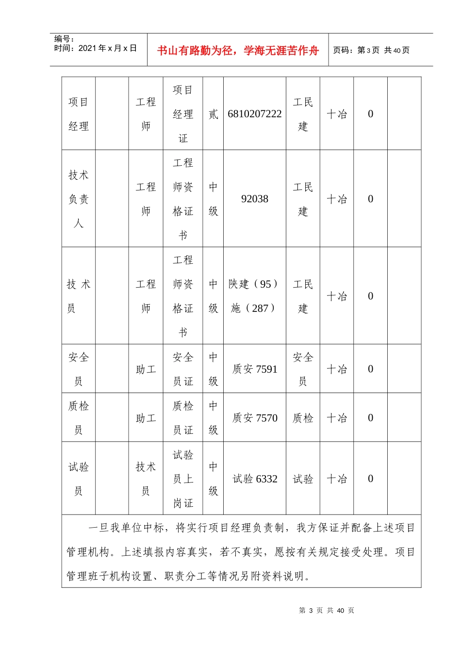 阳光大道施工组织设计方案_第3页