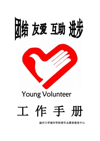 青年志愿者工作手册