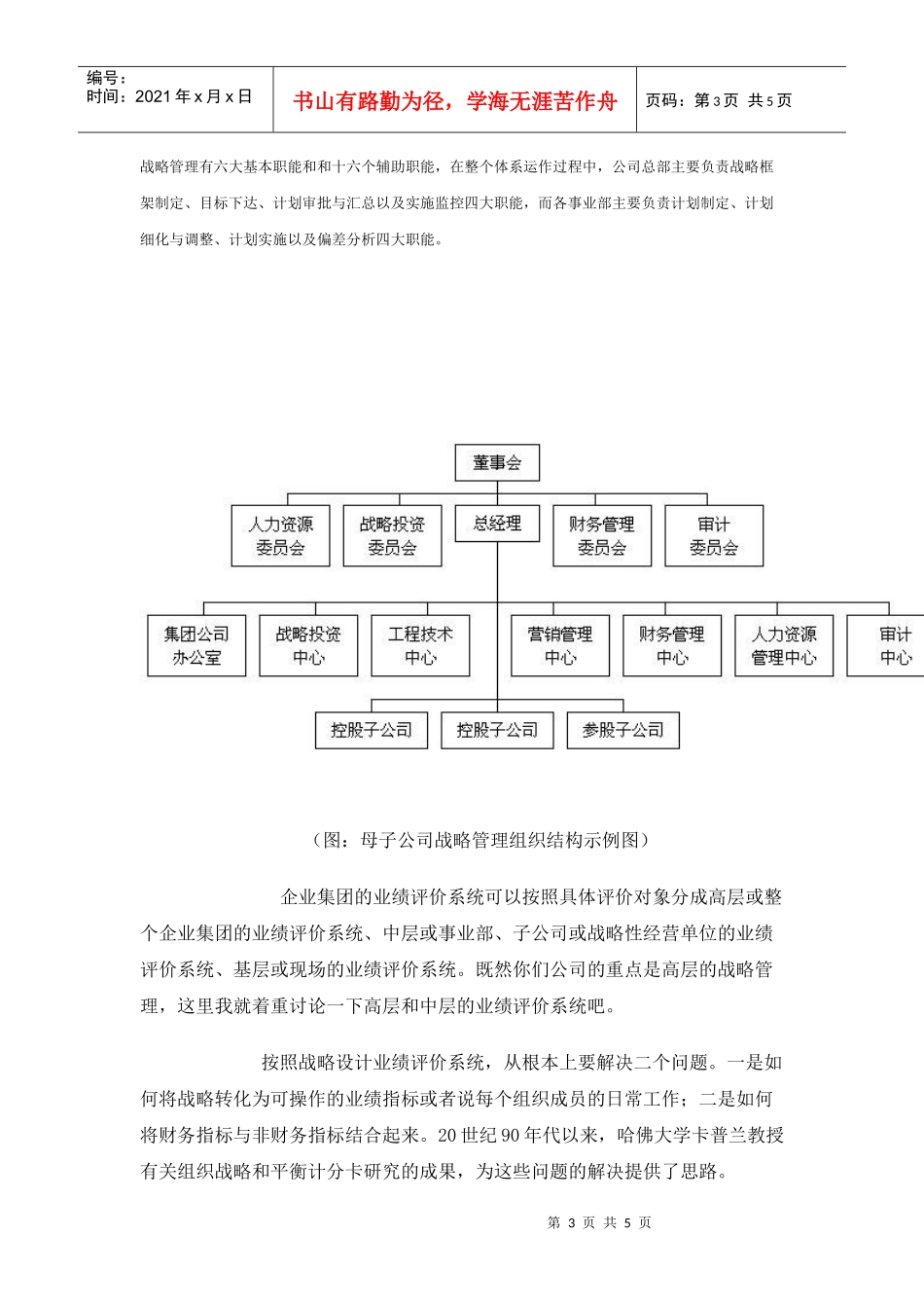 集团公司战略管控和实施_第3页
