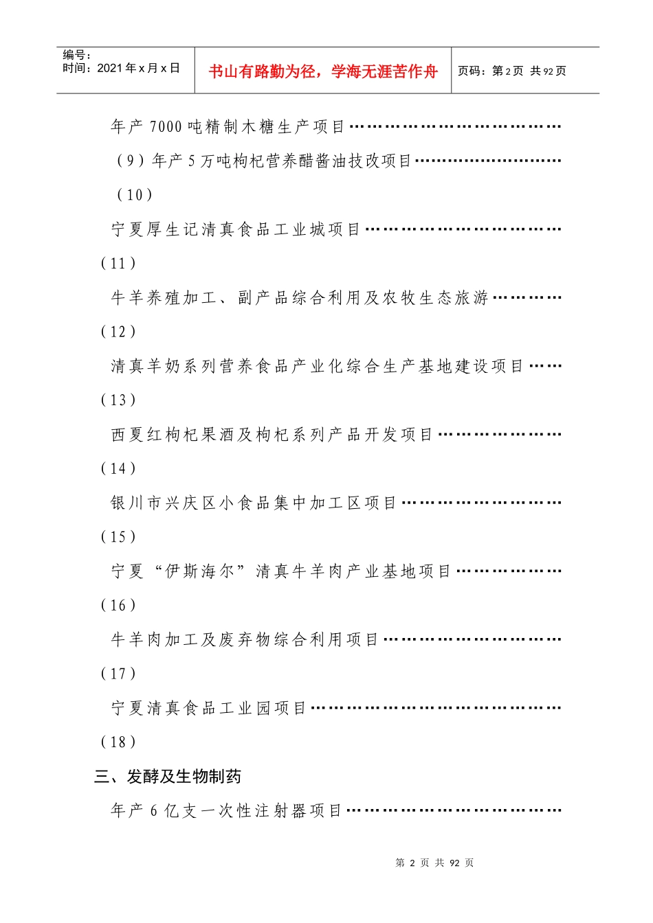 银川市招商引资项目_第2页