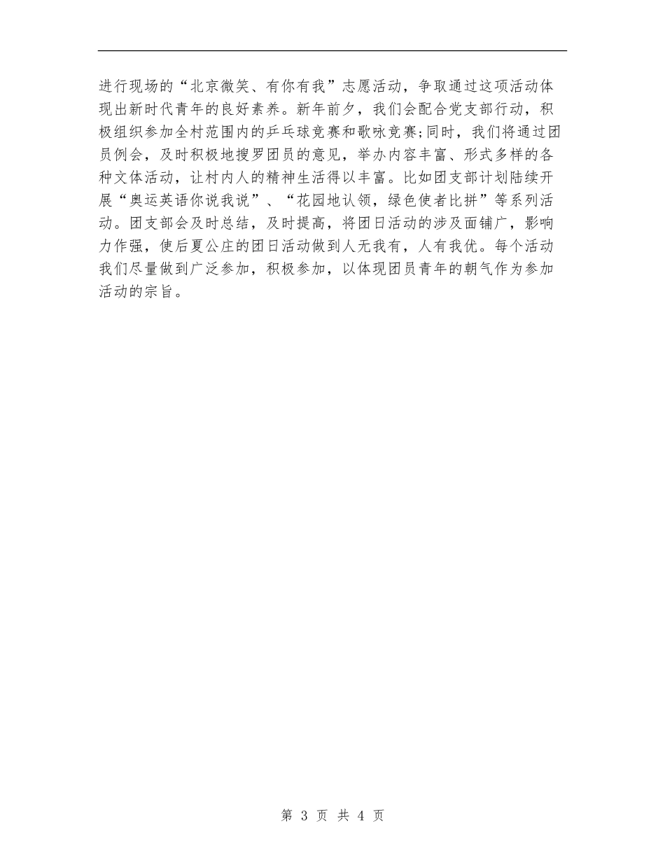 村团支部工作计划选文_第3页