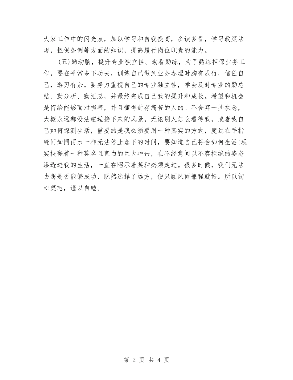 2024年担保公司工作计划与2024年担保公司年度工作计划汇编_第2页