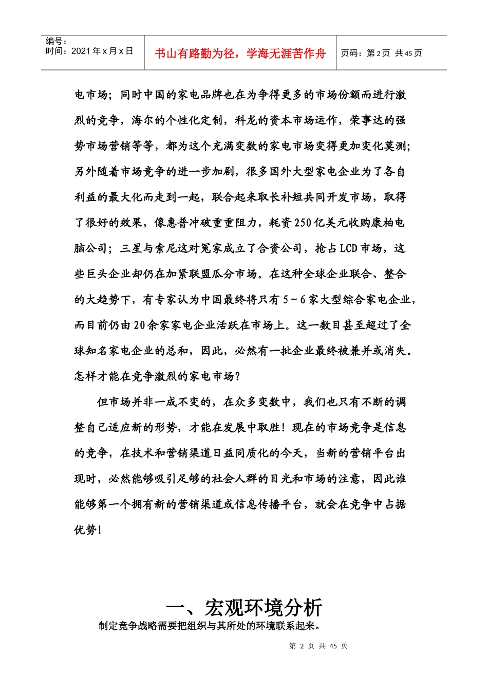 长虹公司综合经营分析_第2页