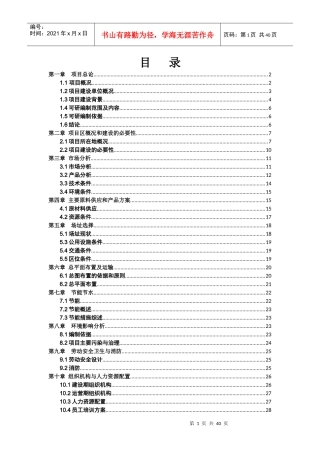 阿旺都技改项目可研报告