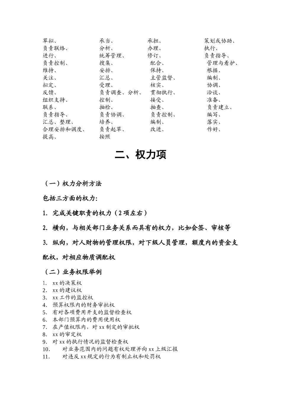 职务说明书调查表填写说明-西南市政院_第3页