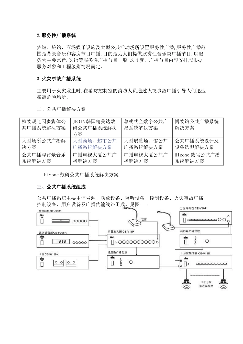 公共广播系统方案_第3页