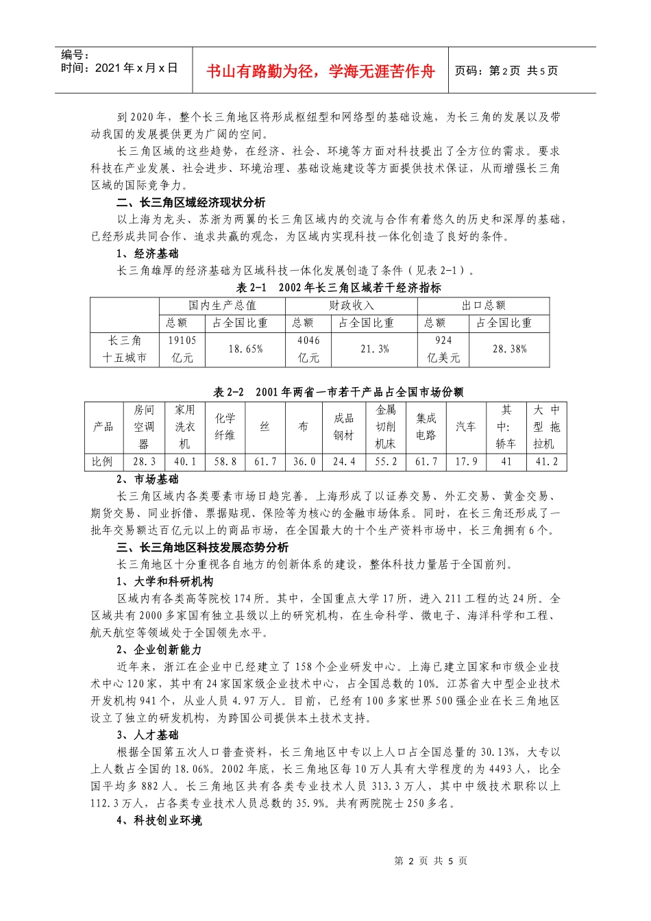长三角区域中长期科技发展战略研究_第2页