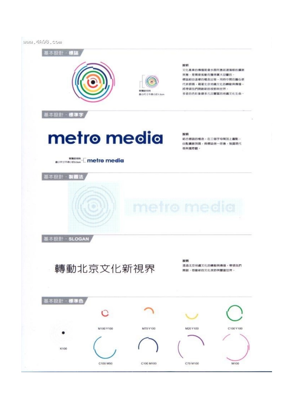 地铁文化传媒全套VI设计手册_第3页