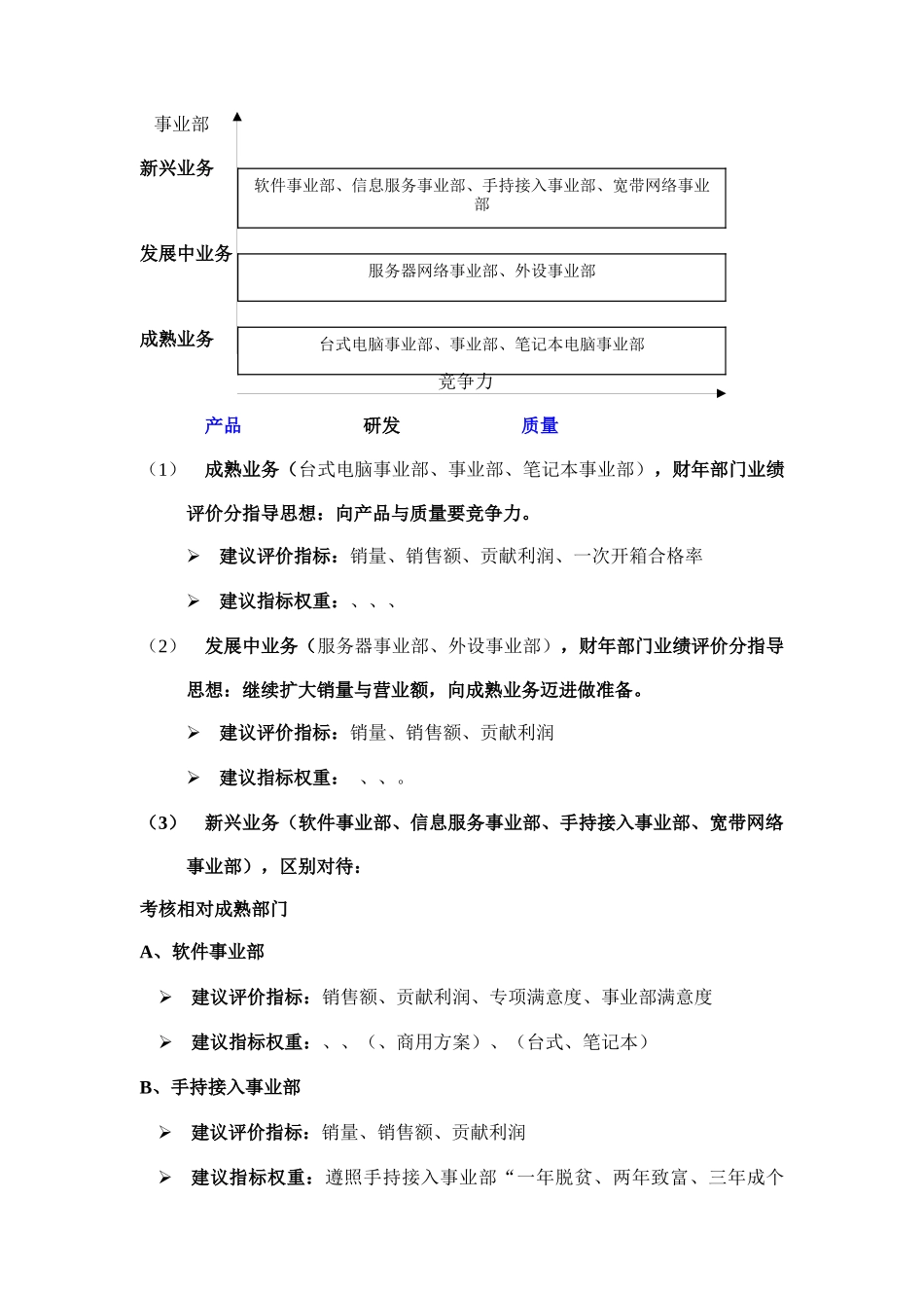 公司部门业绩评价基础与建议_第3页