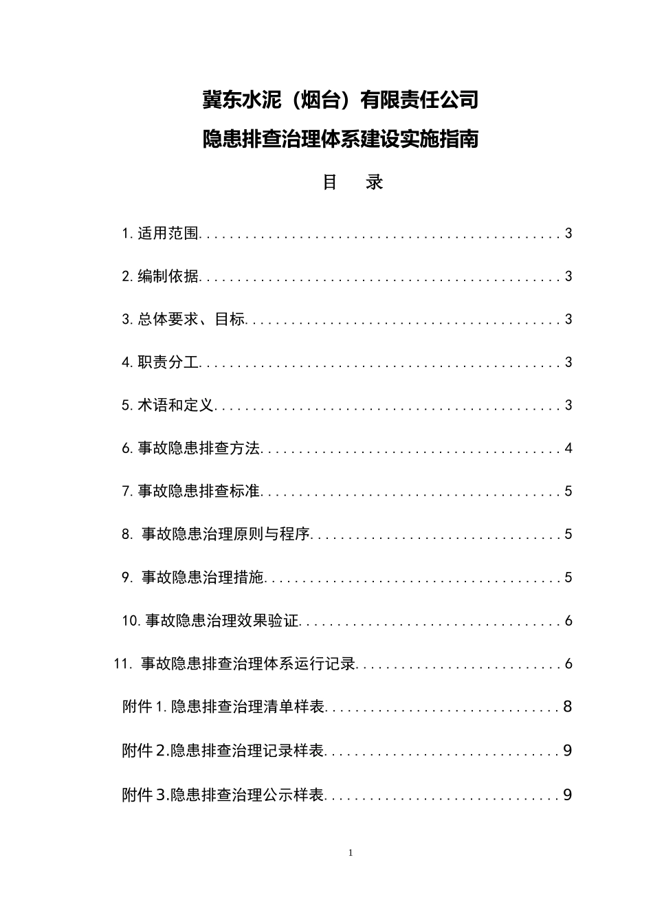 隐患排查治理体系建设完成稿_第1页