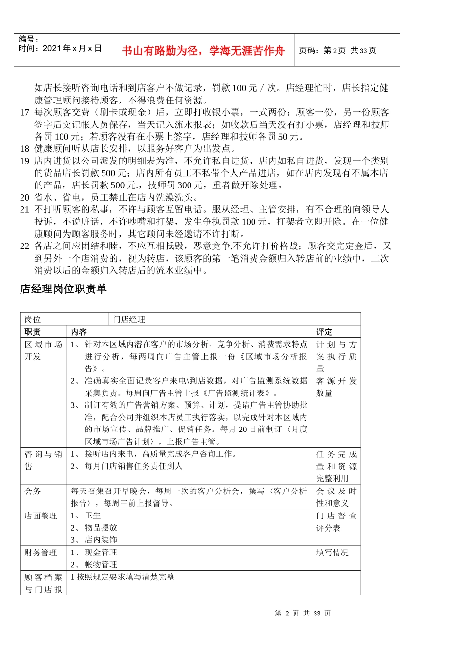 门店管理制度_第2页