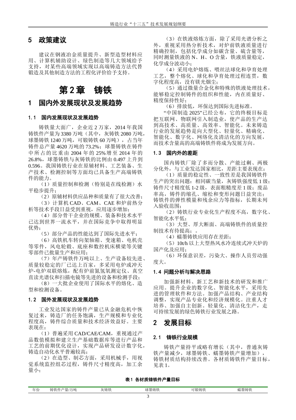 铸造行业十三五技术发展规划纲要_第3页