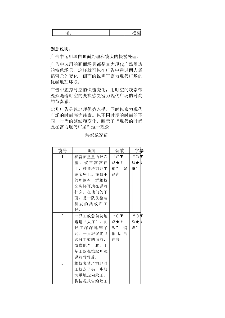 富力现代广场电视广告文案_第2页
