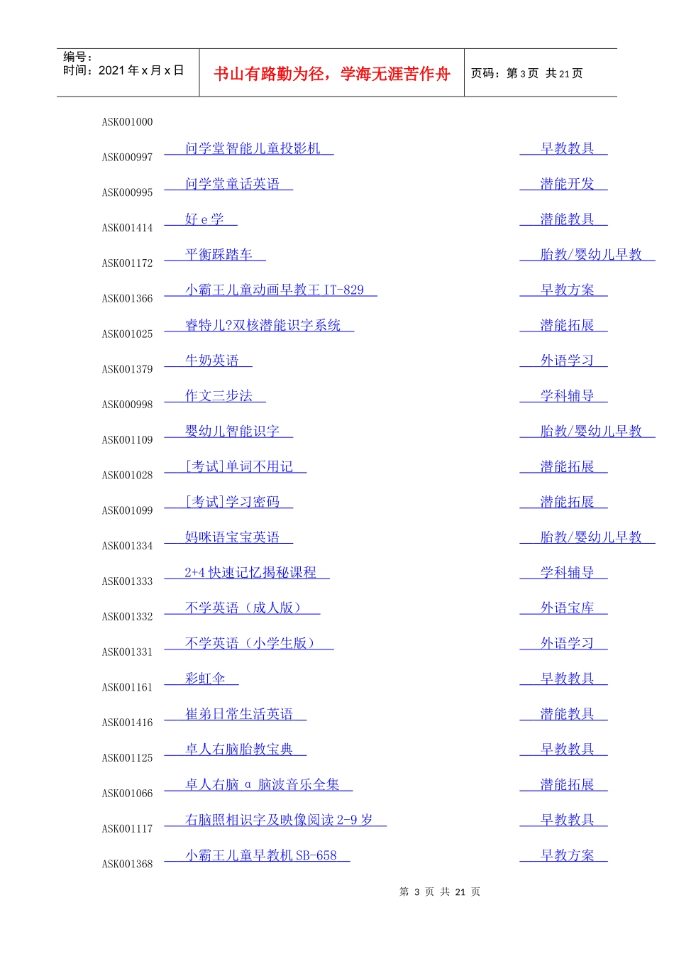 问学堂有多少款产品：问学堂产品大全_第3页