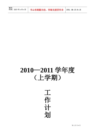阿克陶县某某小学年度工作计划