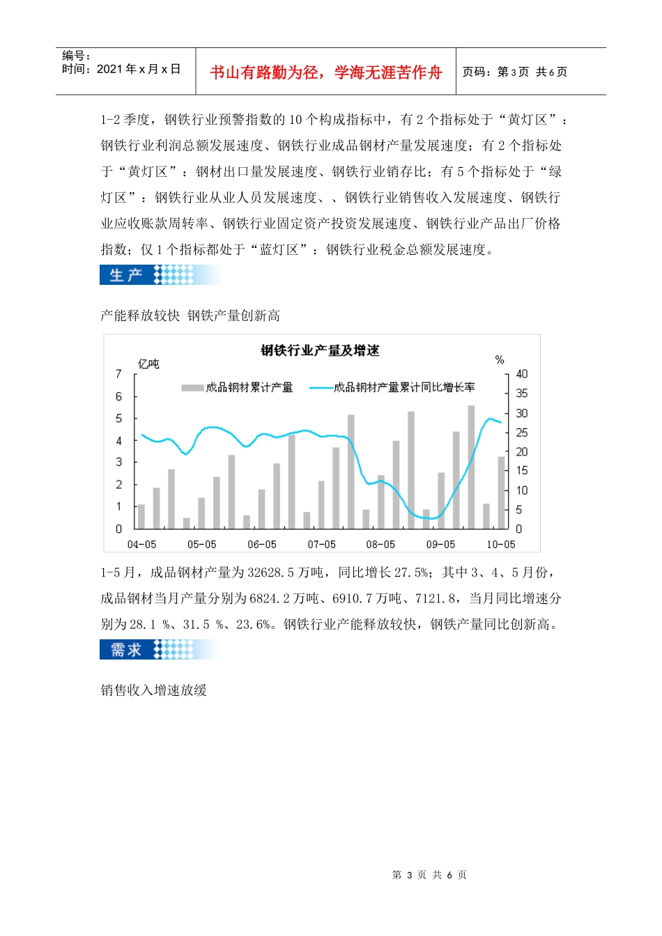 钢铁行业景气状况分析(XXXX年2季度)_第3页