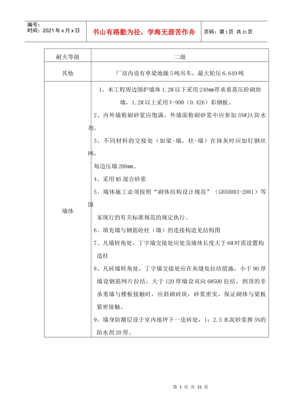 钢结构厂房(轻钢厂房)专项施工方案1_第3页