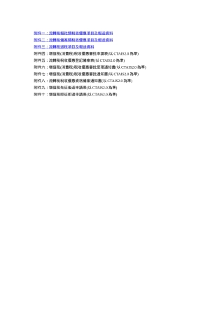 附件一流转税报批类税收优惠项目及报送资料