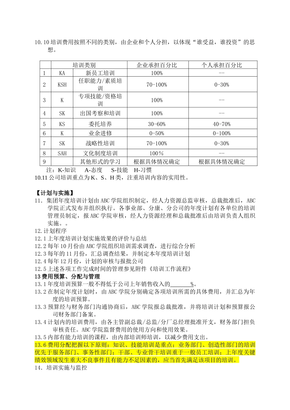 集团企业培训管理制度_第3页