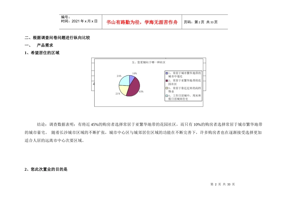 锦枫国际花园房展会客户问卷调查分析(1)_第2页