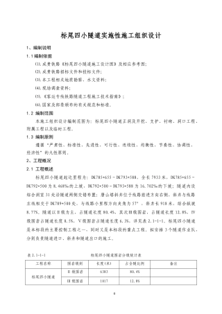 隧道实施性施工组织设计