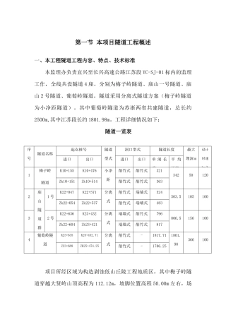 隧道施工监理细则(定稿)