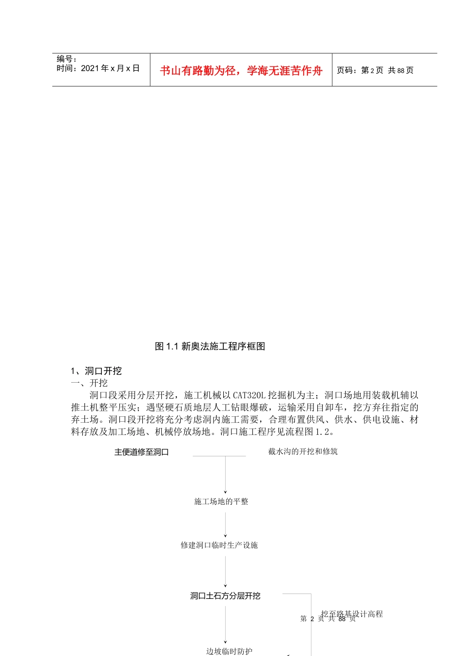 隧道施工总体安排及施工方案和程序_第2页