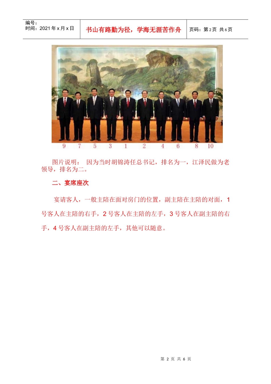 领导座次安排规则必知_第2页