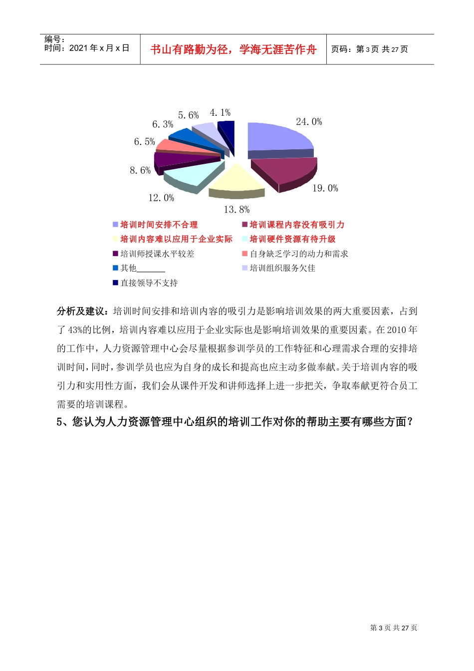 集团某某年度培训需求调研分析报告_第3页