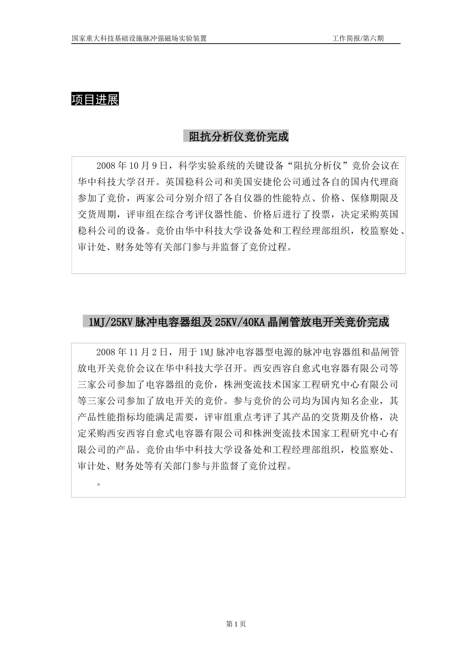 项目组织进展_第1页