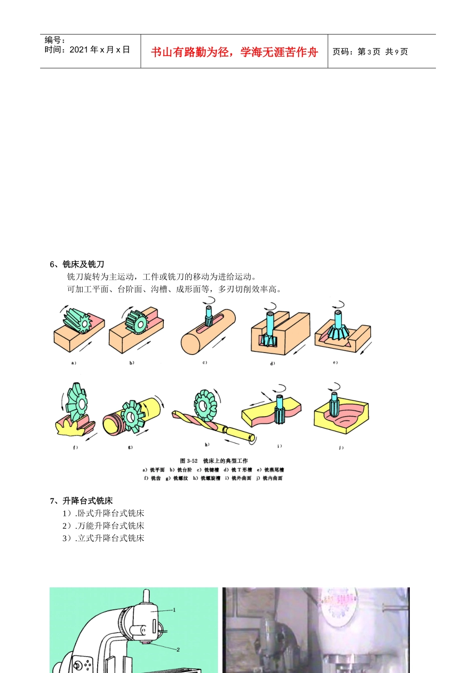 项目五箱体加工doc-任务6整体式箱体加工_第3页