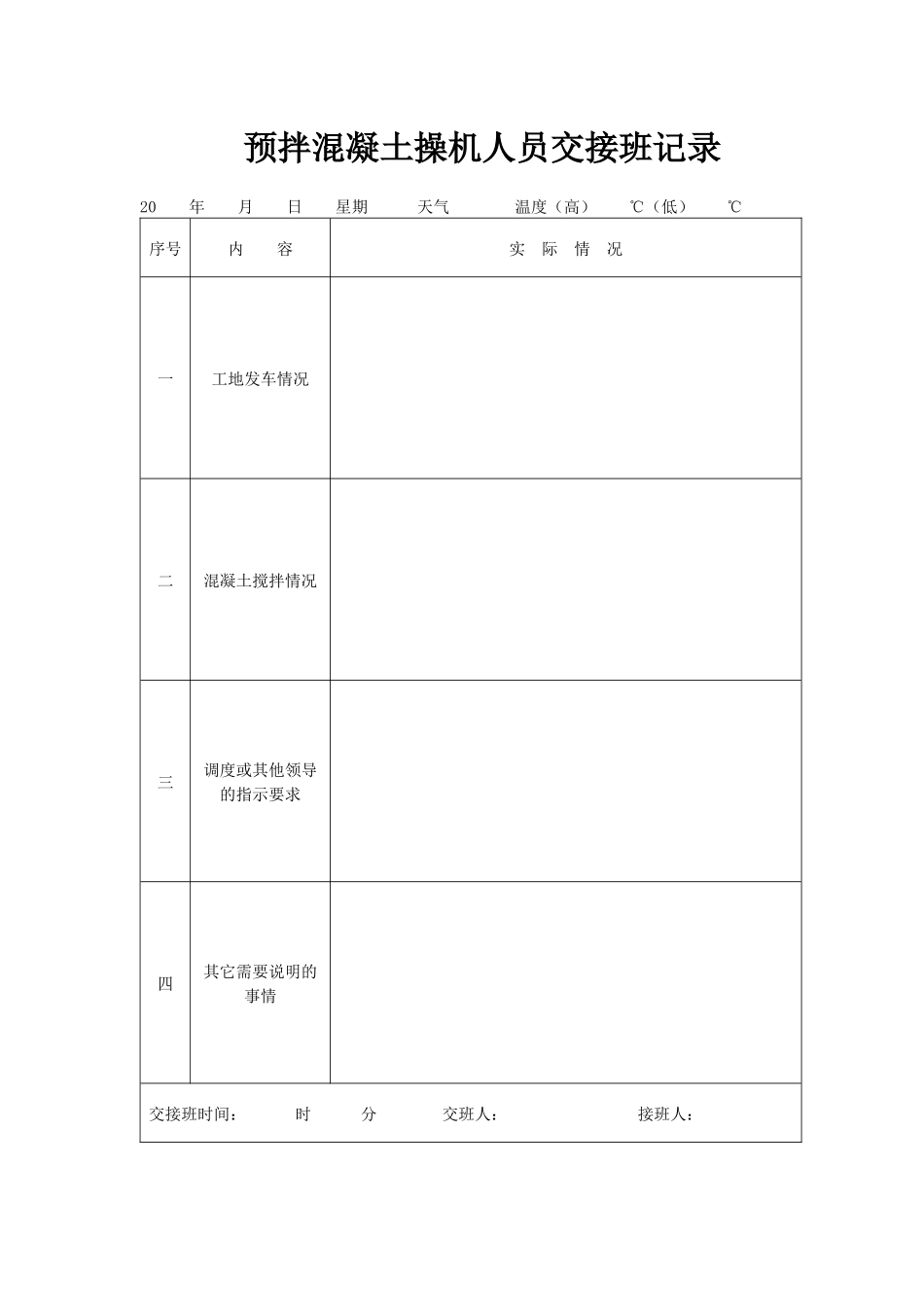 预拌混凝土搅拌记录_第2页