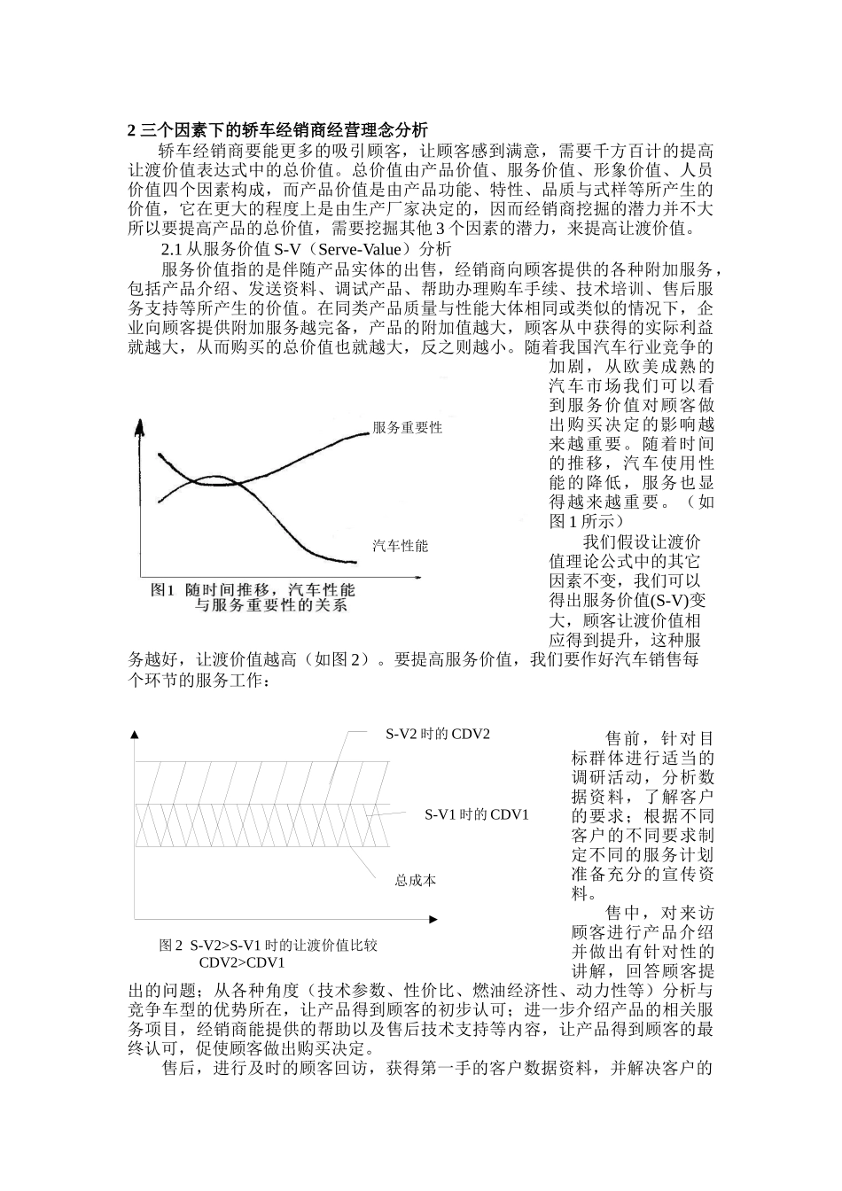 顾客让渡价值下的轿车经销商经营理念研究_第2页