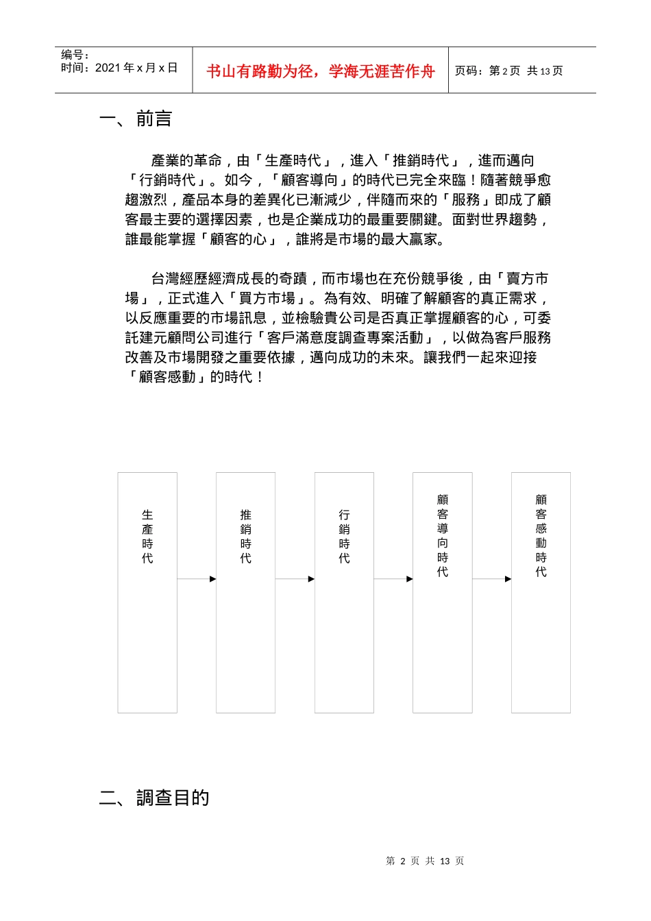 顾客满意度调查项目规划建议书_第2页