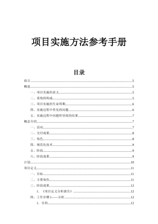 项目实施方法（DOC 36页）