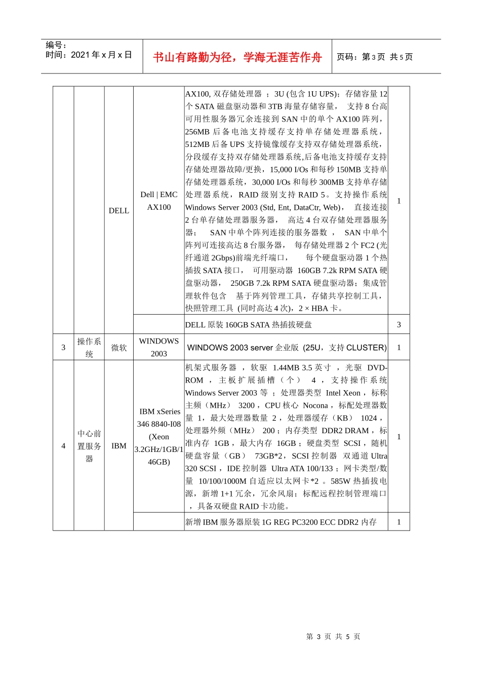 项目设备配置要求_第3页