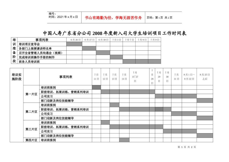 项目实施时间表_第1页