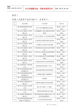 非嵌入式软件产品共868个