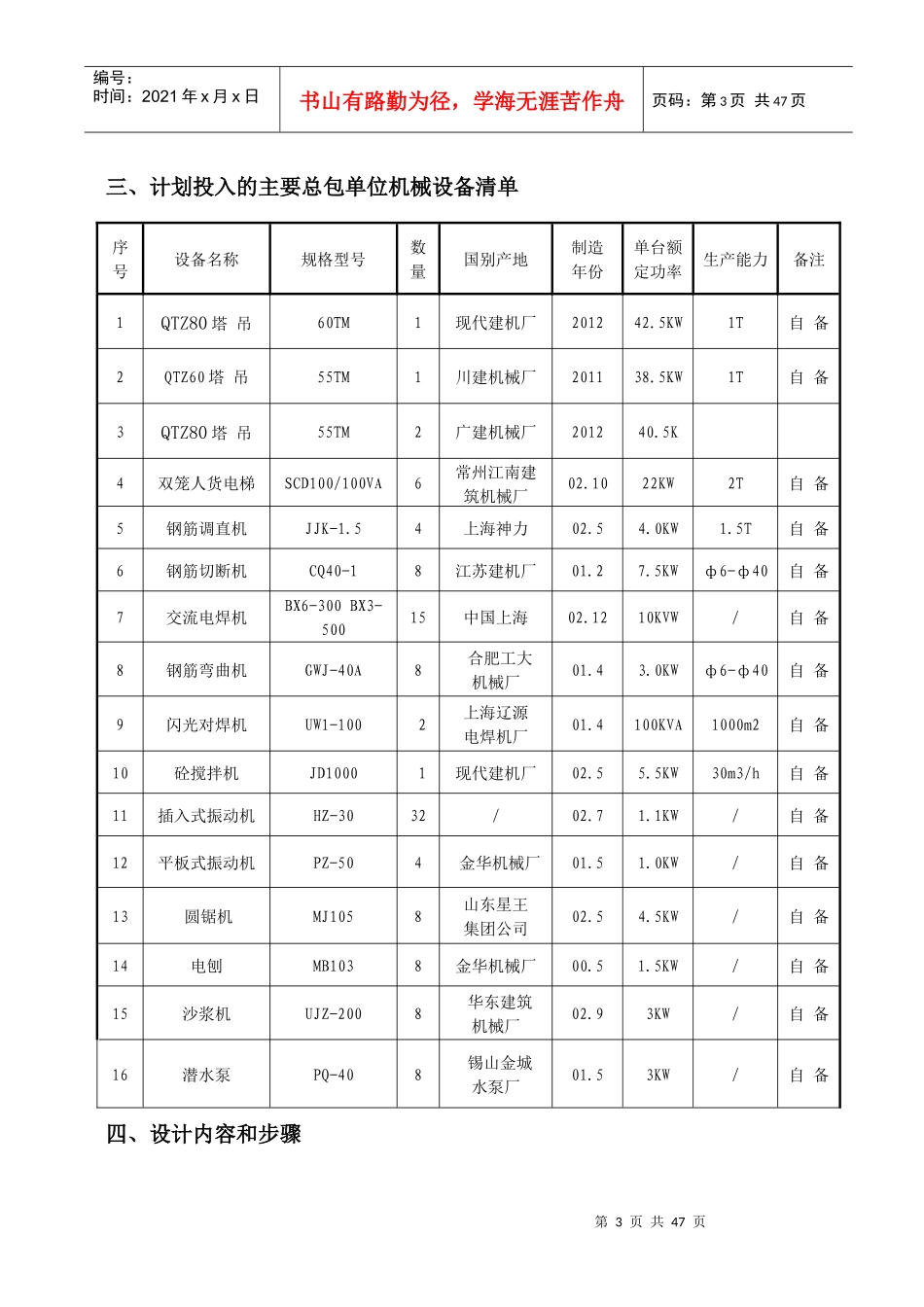 项目临时用电施工方案(完整版)_第3页