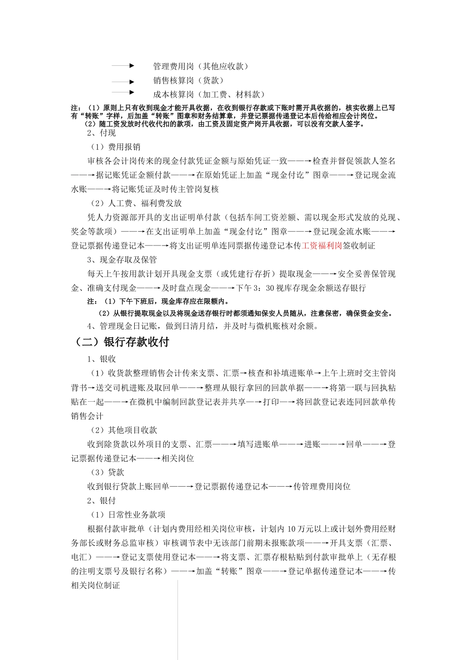 集团股份有限公司会计核算岗位工作流程_第3页