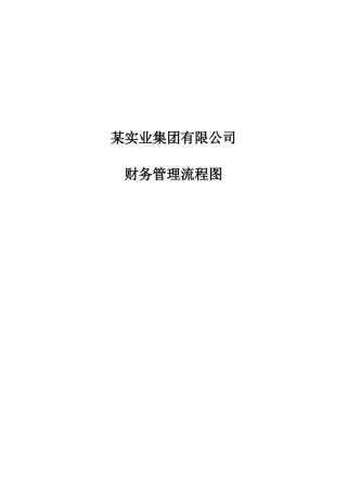 集团财务管理流程方案
