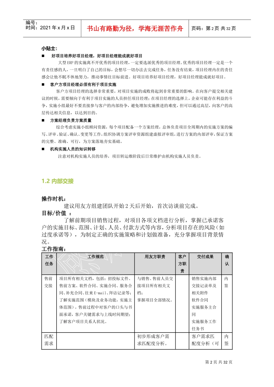 项目实施方法论(DOC35页)_第2页