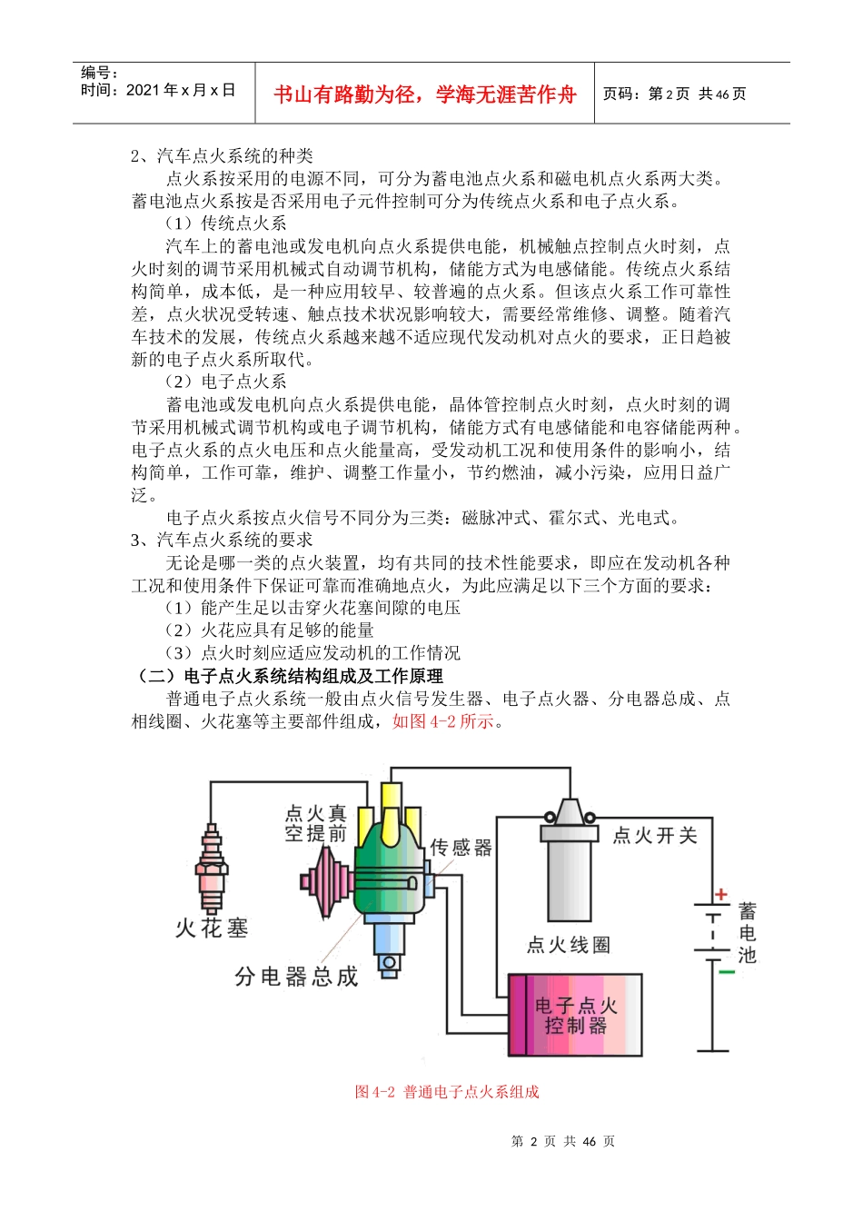 项目四++发动机点火系统_第2页