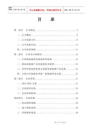 项目融资报告-1