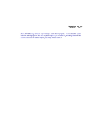 项目管理计划模板(英文)