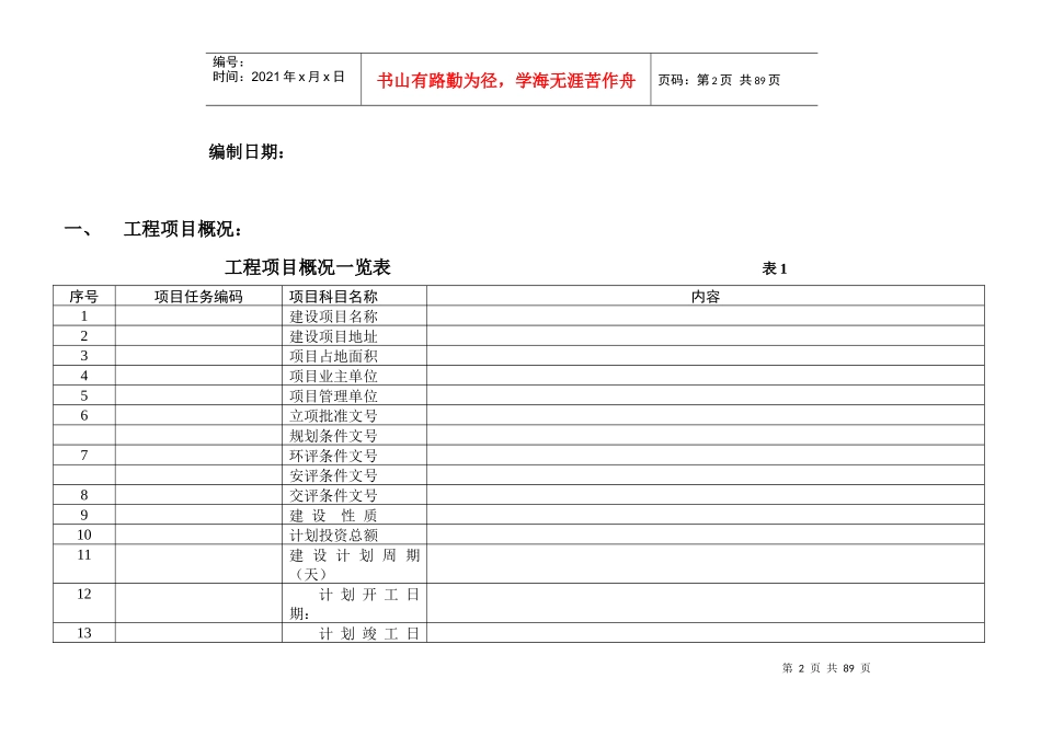 项目管理任务书模版_第2页