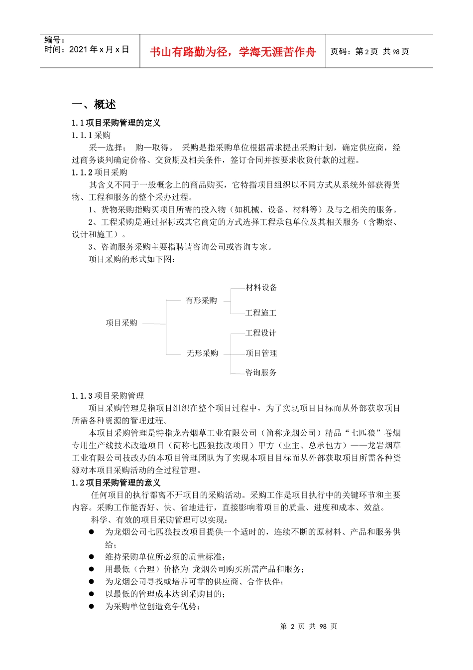 项目管理手册之采购管理_第2页