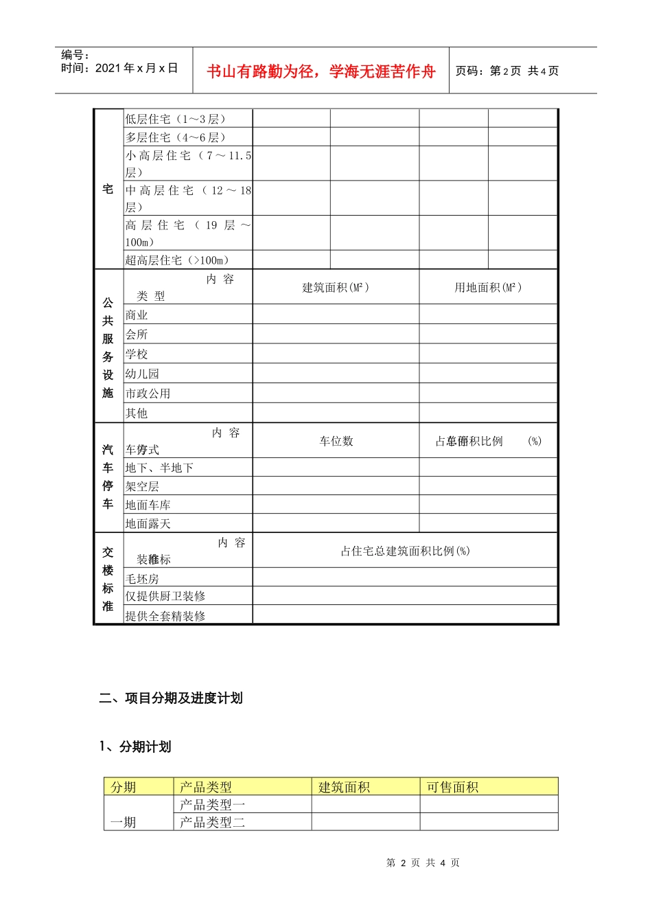 项目开发方案报告编写要点_第2页