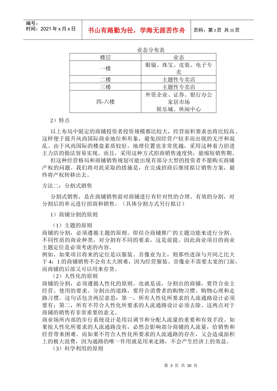风尚国际招商执行方案[1]_第3页